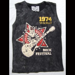 1974 Rock Festival  Stone Wash Vest Top