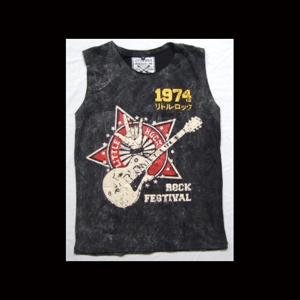 1974 Rock Festival  Stone Wash Vest Top