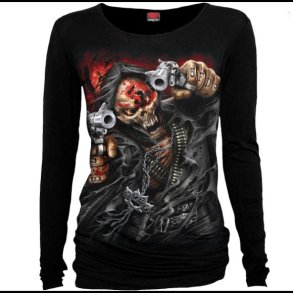 5FDP - ASSASSIN - Licensed Band Baggy Top Black