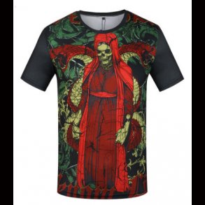 Red robed Skeleton T shirt