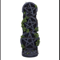 Aged Pentagram Incense Burner 20.5cm