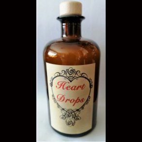 Alchemists Bottle Heart Drops