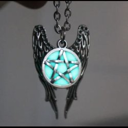 Angel Wings Pentacle Necklace