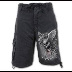 Ascension Mens Vintage Long Cargo Shorts From Spiral Direct