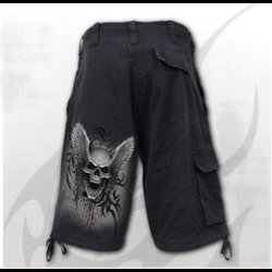 Ascension Mens Vintage Long Cargo Shorts From Spiral Direct