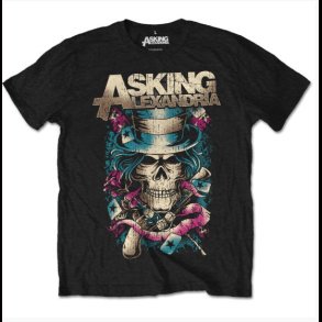 Asking Alexandria Unisex T Shirt Hat Skull