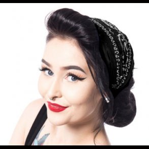 BAND TWO BANDANA BLACK