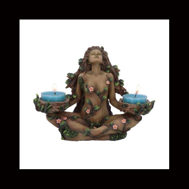 Balance of Nature Female Tree Spirit Tealight Candle Holder