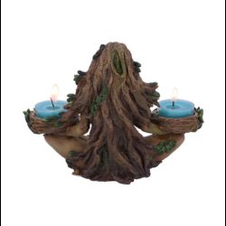 Balance of Nature Female Tree Spirit Tealight Candle Holder
