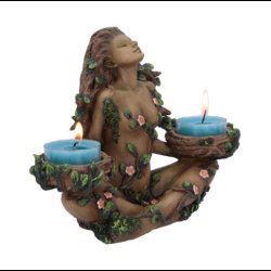 Balance of Nature Female Tree Spirit Tealight Candle Holder