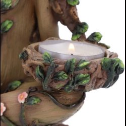 Balance of Nature Female Tree Spirit Tealight Candle Holder