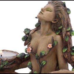 Balance of Nature Female Tree Spirit Tealight Candle Holder