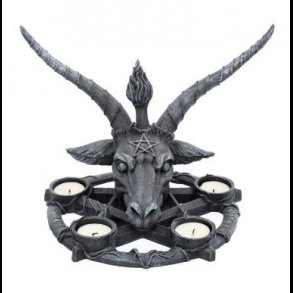 Baphomet Head Tealight Holder 27.5cm