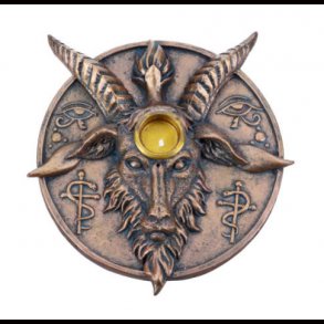 Baphomet's Prayer Incense and Candle Holder 12.6cm