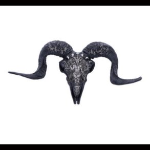 Baphomet's Veneration Skull Wall Plaque 53cm