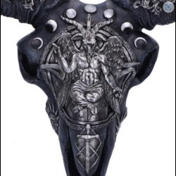 Baphomet's Veneration Skull Wall Plaque 53cm