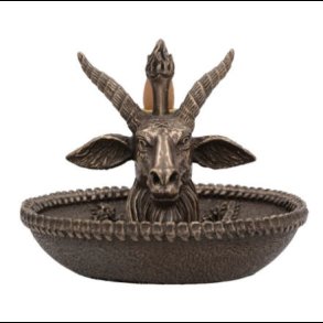 Baphomet's Wealth Backflow Incense Burner 13cm