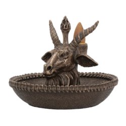 Baphomet's Wealth Backflow Incense Burner 13cm