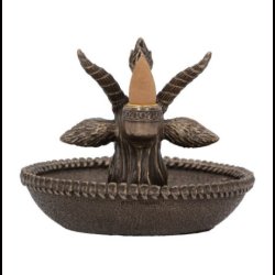 Baphomet's Wealth Backflow Incense Burner 13cm