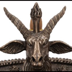Baphomet's Wealth Backflow Incense Burner 13cm
