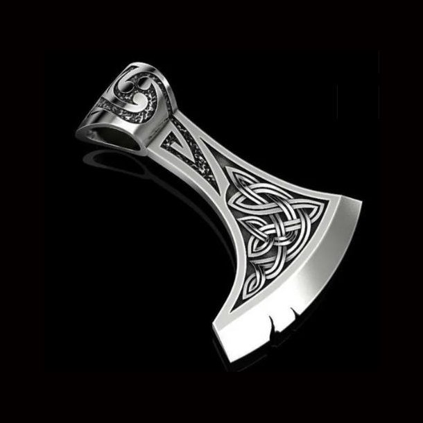 Bearded axe  pendant 