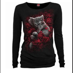 Bed Of Roses  Baggy Top Black