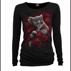 Bed Of Roses  Baggy Top Black