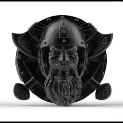 Shield Axe Viking Ring