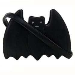 Black Bat Shoulder Bag
