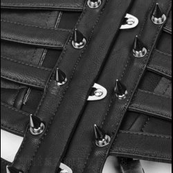 Black Cage Corset by Punk Rave