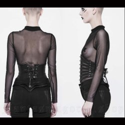 Black Cage Corset by Punk Rave