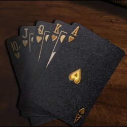 Black Playing Cards, Waterproof