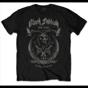 Black Sabbath Unisex T-Shirt: The End Mushroom Cloud