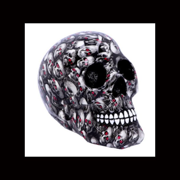 Bloodshot Red Eyed Skull Ornament1 8cm