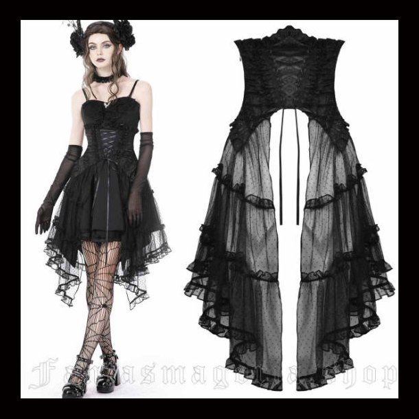 Boheme Noir Gothic corset style overskirt