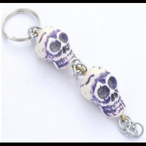 Bone Skull Keyring/Keychain