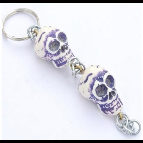 Bone Skull Keyring/Keychain