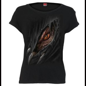 Breaking Out - Boat Neck cap Sleeve Top 