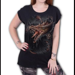 Breaking Out Turn up Sleeve Loose fit Tee