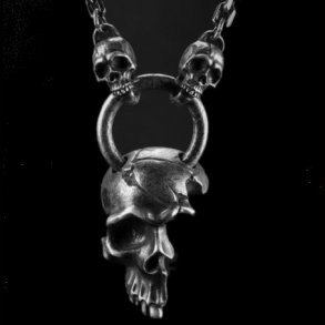 Broken Skull Pendant
