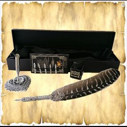 Caligraphy set with turkey Faether and nib holder