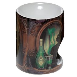 Ceramic Absinthe Cat Oil Burner by  Lisa Parker