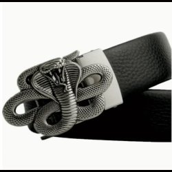 Cobra Metallic Buckle Belt