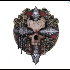 Cross Of Darkness Wall Plaque 32cm