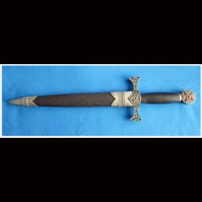 Athame Pentagram Celtic, dagger with scabbard