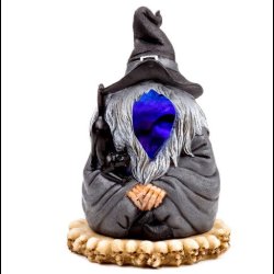 Dark Wizard &amp; Black Cat LED Incense Cone Burner