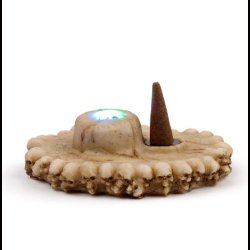 Dark Wizard &amp; Black Cat LED Incense Cone Burner