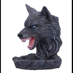 Dark Wolf Backflow Incense Burner 11.5cm