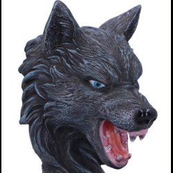 Dark Wolf Backflow Incense Burner 11.5cm