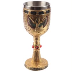 Decorative Egyptian Isis Goblet